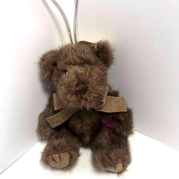 BNWT Bath and Body Works Mini Brown Teddy Bear ornament GREAT GIFT TOPPER - Picture 1 of 6